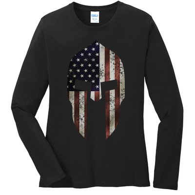 American Spartan Ladies Long Sleeve Shirt