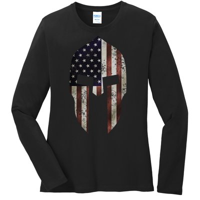 American Spartan Ladies Long Sleeve Shirt