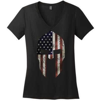 American Spartan Women's V-Neck T-Shirt