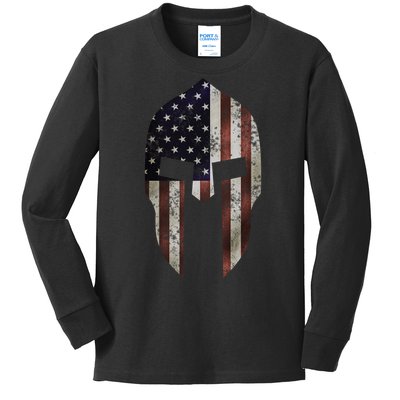 American Spartan Kids Long Sleeve Shirt