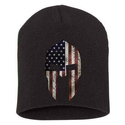 American Spartan Short Acrylic Beanie