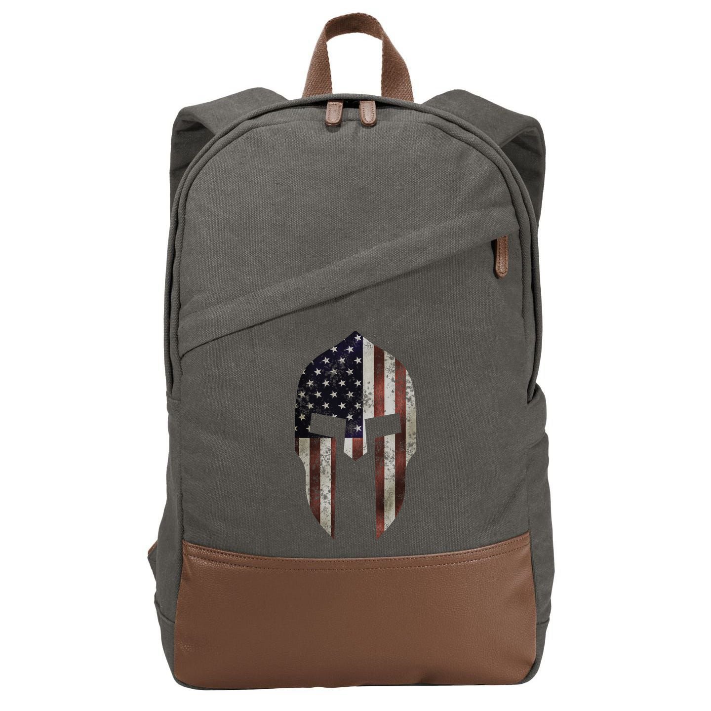 American Spartan Cotton Canvas Backpack