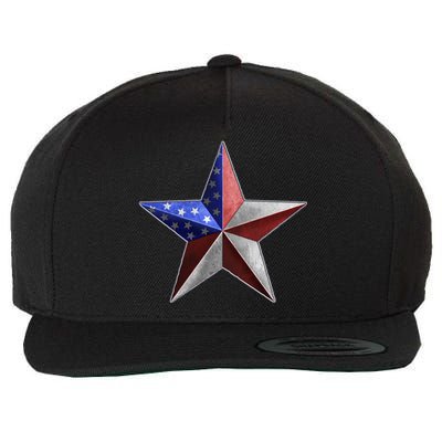 American Star Wool Snapback Cap