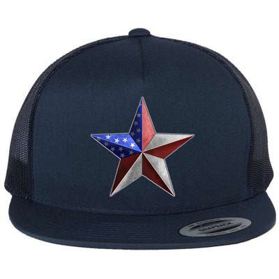 American Star Flat Bill Trucker Hat