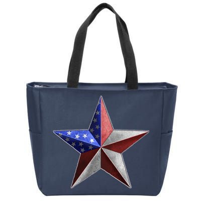 American Star Zip Tote Bag