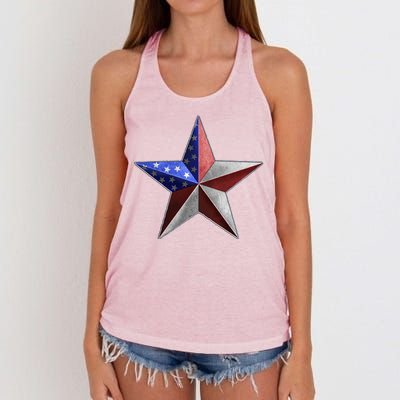 American Star Women's Knotted Racerback Tank