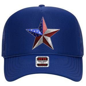 American Star High Crown Mesh Back Trucker Hat