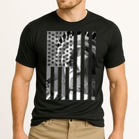 American Statue Of Liberty Flag Cooling Performance Crew T-Shirt