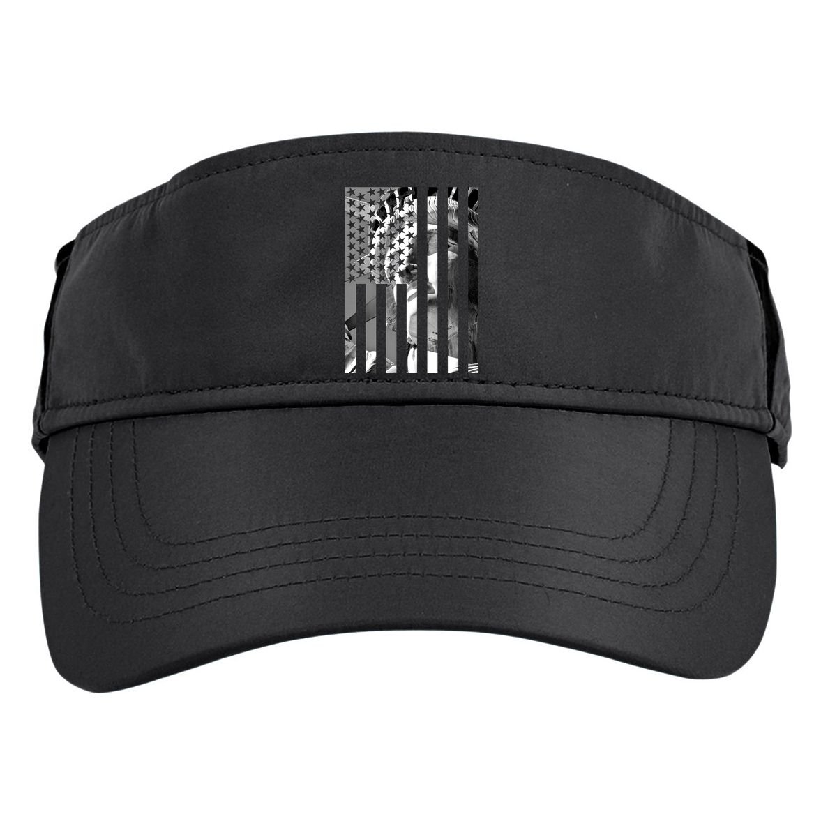 American Statue Of Liberty Flag Adult Drive Performance Visor