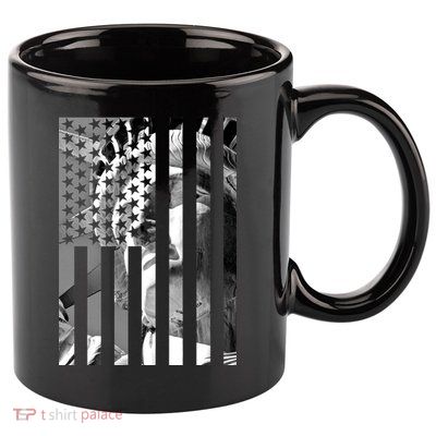 American Statue Of Liberty Flag 11oz C Handle Ceramic Mug
