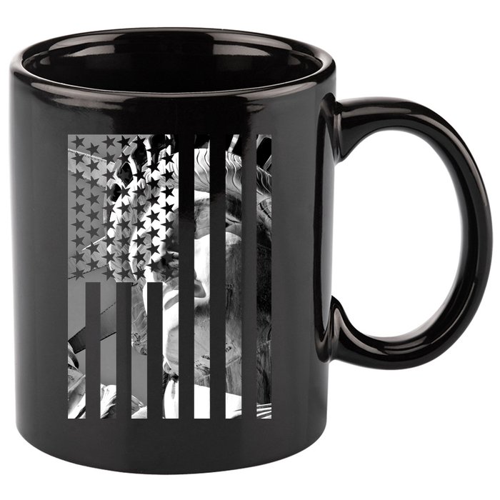 American Statue Of Liberty Flag 11oz C Handle Ceramic Mug
