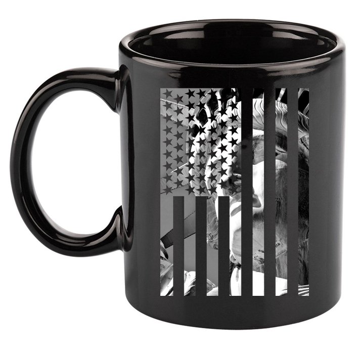 American Statue Of Liberty Flag 11oz C Handle Ceramic Mug