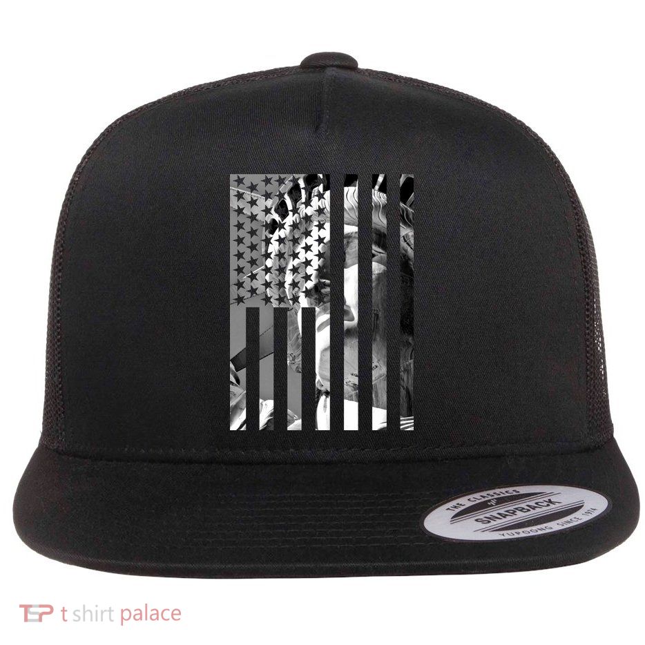 American Statue Of Liberty Flag Flatbill Hat