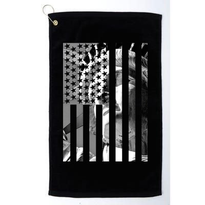 American Statue Of Liberty Flag Golf Towel