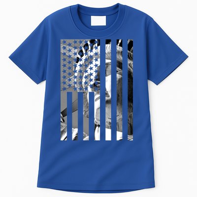 American Statue Of Liberty Flag Tall T-Shirt