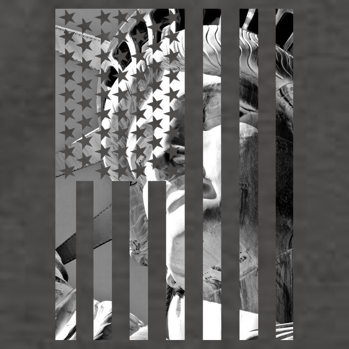 American Statue Of Liberty Flag Vector Backpack