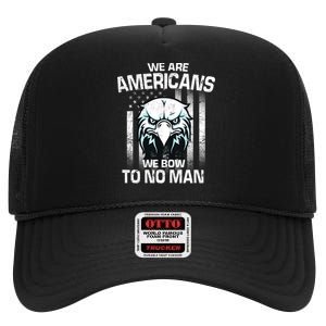 American Strong High Crown Mesh Back Trucker Hat