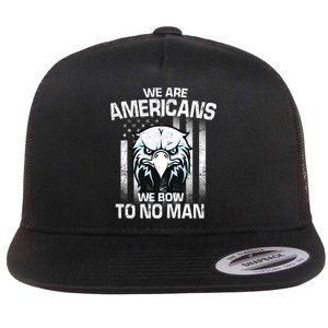 American Strong Flat Bill Trucker Hat