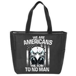 American Strong Zip Tote Bag