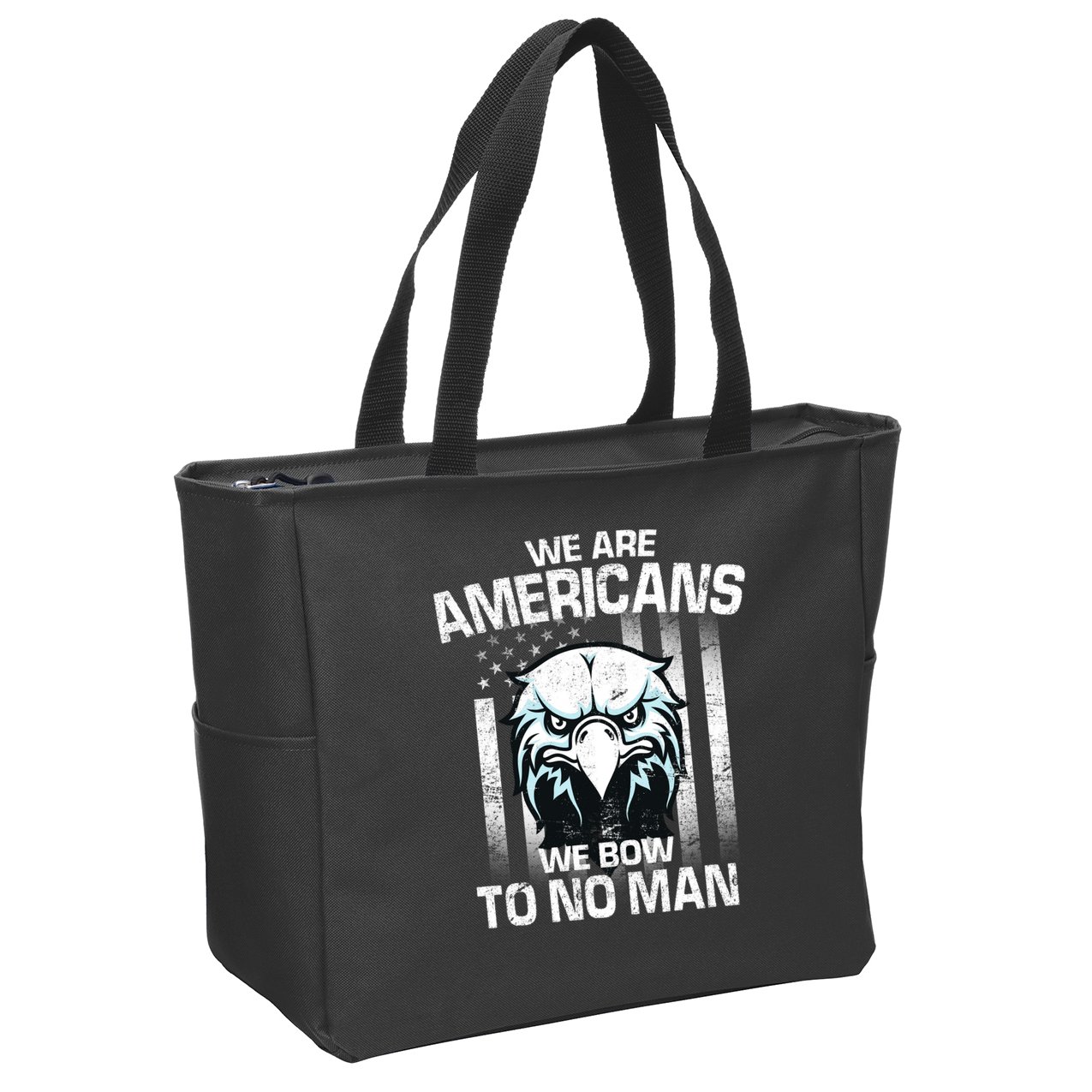 American Strong Zip Tote Bag