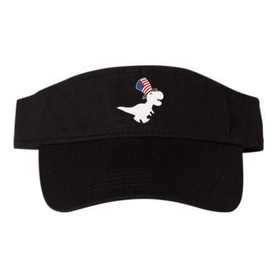 American T-Rex Dinosaur USA Flag Visor