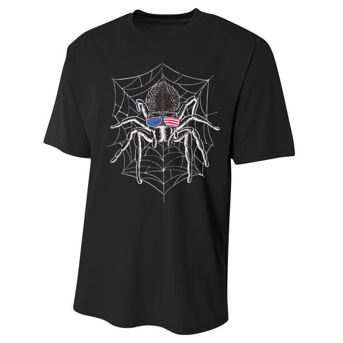 American Tarantula Spider Performance Sprint T-Shirt