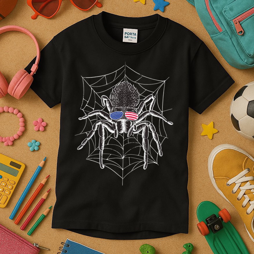 American Tarantula Spider Kids T-Shirt