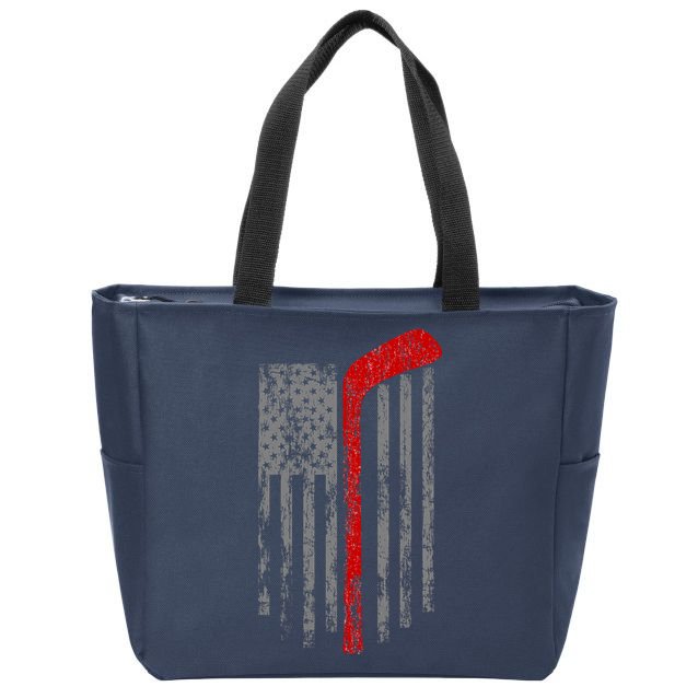 American Team Hockey USA Flag Zip Tote Bag