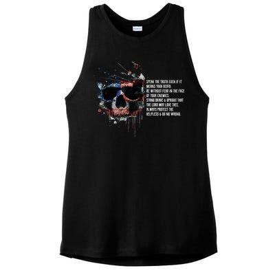 American Templar Code Ladies PosiCharge Tri-Blend Wicking Tank