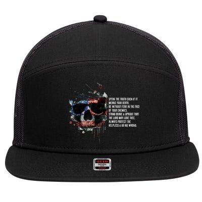 American Templar Code 7 Panel Mesh Trucker Snapback Hat