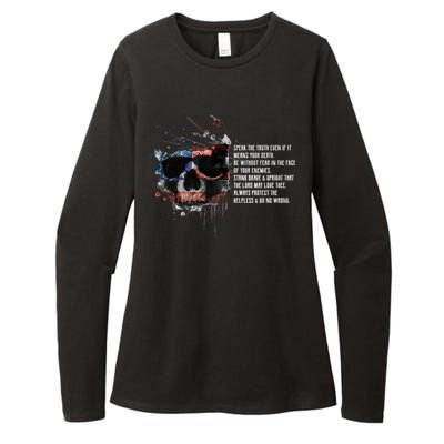 American Templar Code Womens CVC Long Sleeve Shirt