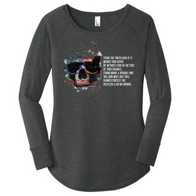 American Templar Code Women's Perfect Tri Tunic Long Sleeve Shirt