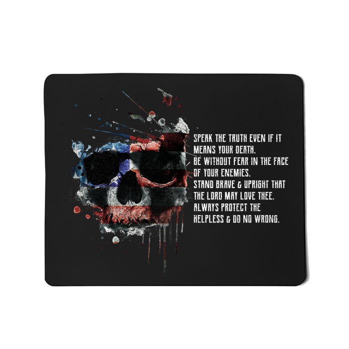 American Templar Code Mousepad