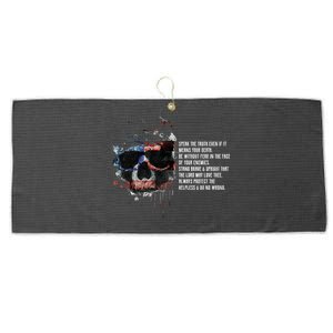 American Templar Code Large Microfiber Waffle Golf Towel