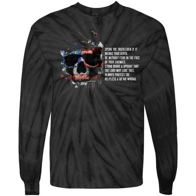 American Templar Code Tie-Dye Long Sleeve Shirt