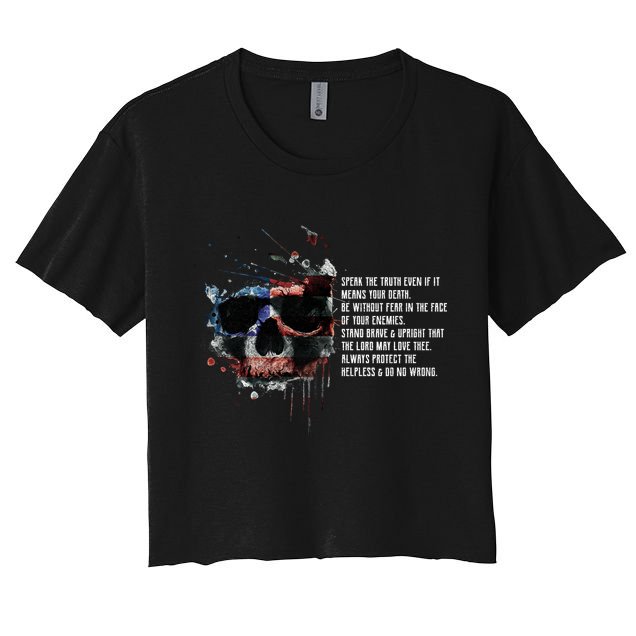 American Templar Code Crop Top