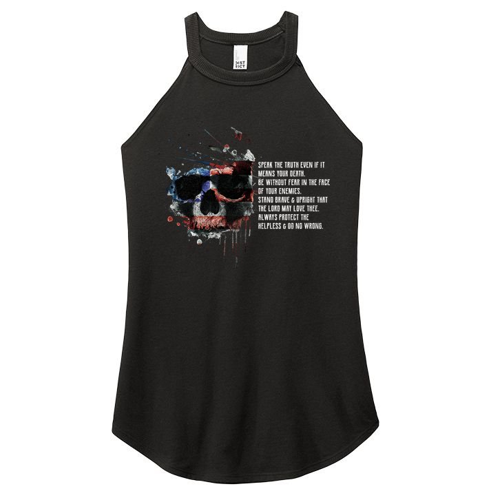 American Templar Code Women's Perfect Tri Rocker Tank