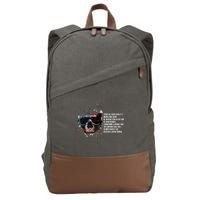 American Templar Code Cotton Canvas Backpack