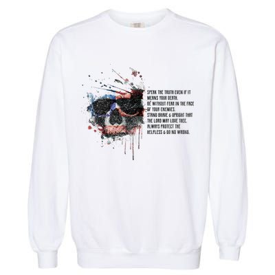 American Templar Code Garment-Dyed Sweatshirt