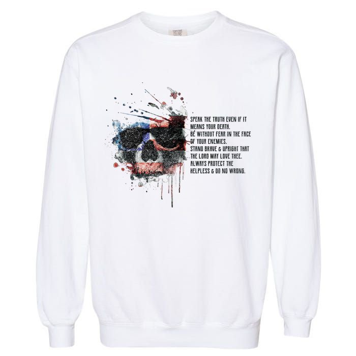 American Templar Code Garment-Dyed Sweatshirt