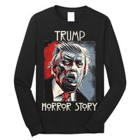 American Trump Horror Hor-ror Story 2016 Zombie Election Long Sleeve Shirt