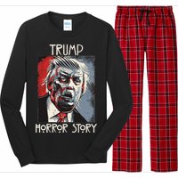 American Trump Horror Hor-ror Story 2016 Zombie Election Long Sleeve Pajama Set