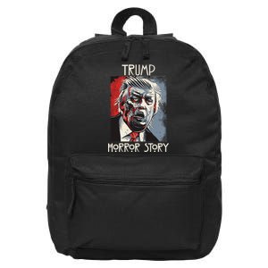 American Trump Horror Hor-ror Story 2016 Zombie Election 16 in Basic Backpack