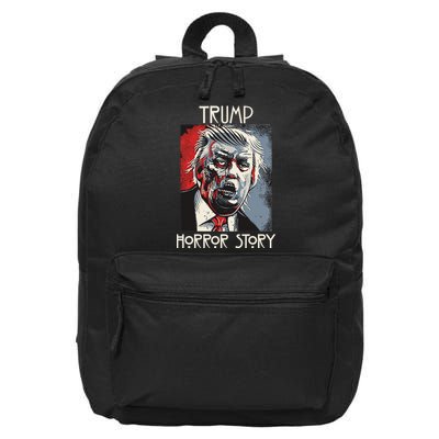 American Trump Horror Hor-ror Story 2016 Zombie Election 16 in Basic Backpack