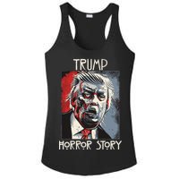 American Trump Horror Hor-ror Story 2016 Zombie Election Ladies PosiCharge Competitor Racerback Tank