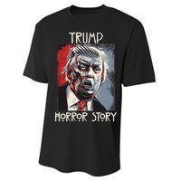 American Trump Horror Hor-ror Story 2016 Zombie Election Performance Sprint T-Shirt