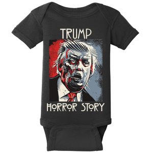 American Trump Horror Hor-ror Story 2016 Zombie Election Baby Bodysuit