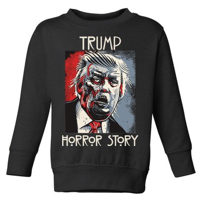 American Trump Horror Hor-ror Story 2016 Zombie Election Toddler Sweatshirt