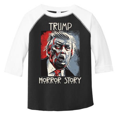 American Trump Horror Hor-ror Story 2016 Zombie Election Toddler Fine Jersey T-Shirt