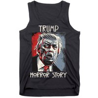 American Trump Horror Hor-ror Story 2016 Zombie Election Tank Top